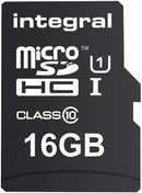 Integral INMSDH16G10-90U1 INMSDH16G10-90U1 16GB Ultima Pro Class 10 Microsdhc Memory Card With SD Adaptor 90MB/s