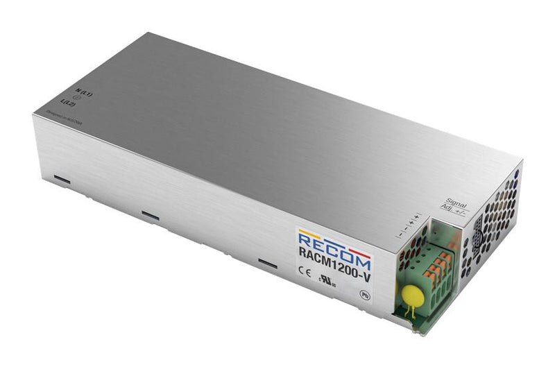 Recom Power RACM1200-48SAV/ENC/PMB AC/DC Enclosed Supply (PSU) ITE &amp; Medical 1 Outputs 1.2 kW 48 VDC 25 A