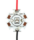 Intelligent LED Solutions ILH-IS01-85SN-SC201-WIR200. IR Emitter Module 1 Chip 850 nm &plusmn; 60&deg; (120&deg;) 370 mW/Sr 200 mm Red & Black Star PCB