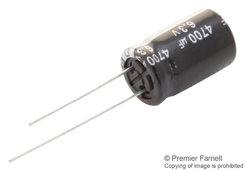 Panasonic EEUHD1E222 Electrolytic Capacitor 2200 &Acirc;&micro;F 25 V &plusmn; 20% Radial Leaded 2000 Hours @ 105&deg;C Polar