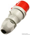 WALTHER 230 32A 3P+N+E 415v Industrial Site Plug - IP44 Red
