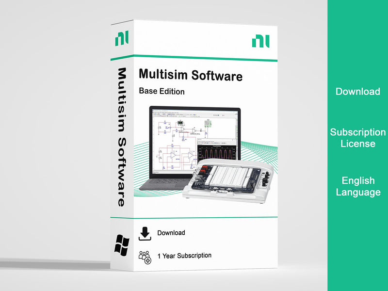 NI 788397-35 Test Software Multisim Base Edition Download English Windows 1 Year Subscription