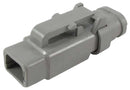 Deutsch - TE Connectivity DTM06-2S-E007 Automotive Connector Housing DTM Series Plug 2 Ways AMP Size 20 Socket Contacts