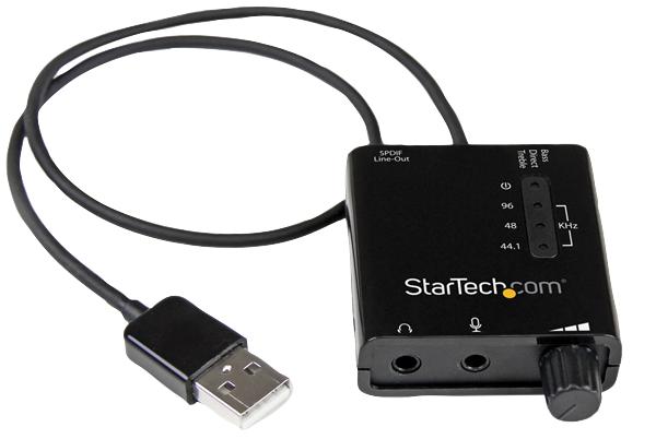 Startech ICUSBAUDIO2D ICUSBAUDIO2D USB Stereo Audio Adaptor External Sound Card With Spdif Digital