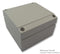 ROSE 04.14 22 07 Metallic Enclosure, IP66, NEMA 4X, Junction Box, Aluminium, IP66, NEMA 4X, 71 mm, 140 mm