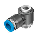 Festo QSLV-G1/8-6-I Pneumatic Fitting Push-In L-Fitting G1/8 14 bar 6 mm PBT (Polybutylene Terephthalate) Qslv