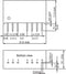 Traco Power TMR 6-2411WI Isolated Through Hole DC/DC Converter ITE 4:1 6 W 1 Output 5 V 1.2 A