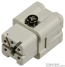 AMP - TE CONNECTIVITY HA-004-FS INSERT, RECEPTACLE, 4+PE, SPRING