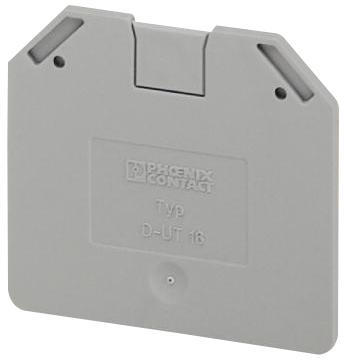 Phoenix Contact D-UT 16 D-UT 16 End Cover for Use With Terminal Blocks