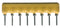 Bourns 4608X-102-182LF Fixed Network Resistor 1.8 Kohm 4600X Series 4 Elements Isolated SIP 8 Pins