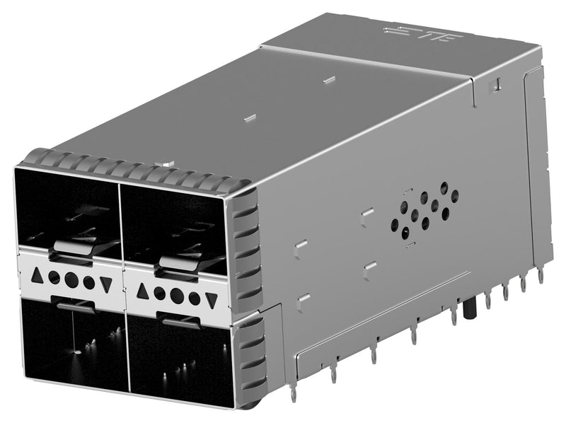 TE Connectivity 3-2343522-3 I/O Connector 20 Contacts Receptacle zSFP+ Press Fit PCB Mount New