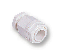 PRO Power 241/69/79W Cable Gland Metric With Locknut & Sealing Washer M13 x 1 5 mm 7 Nylon (Polyamide) White