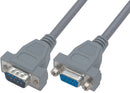 L-COM CSM9MF-50. Computer Cable Serial 15.24M Gray