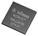 Infineon MA12070XUMA1 Audio Power Amplifier 30 W D 2 Channel 4V to 26V QFN-EP 64 Pins