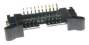 Multicomp PRO MP008669 Pin Header Wire-to-Board 2 mm Rows 20 Contacts Through Hole Right Angle MCP 2MM RA