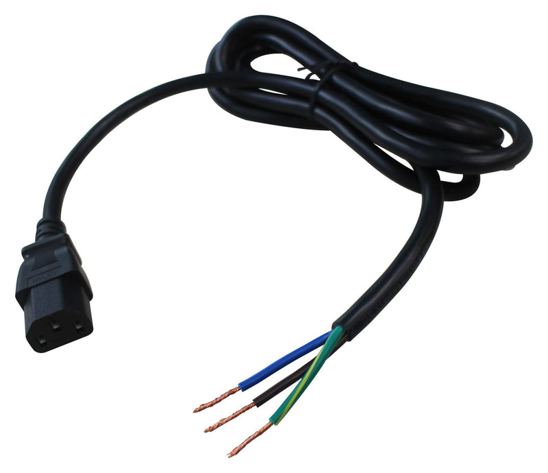 MULTICOMP MC-199 POWER CORD, IEC C13-FREE END, 6.6FT