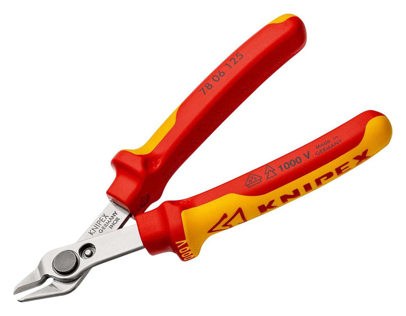 Knipex 78 06 125 Cutter Electronic mm Shear 9 54 &deg;