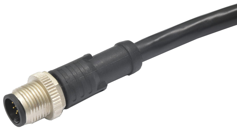 Amphenol LTW M12A-17BMMM-SL8D02 Sensor Cord M12 PLUG-FREE END 6.6FT