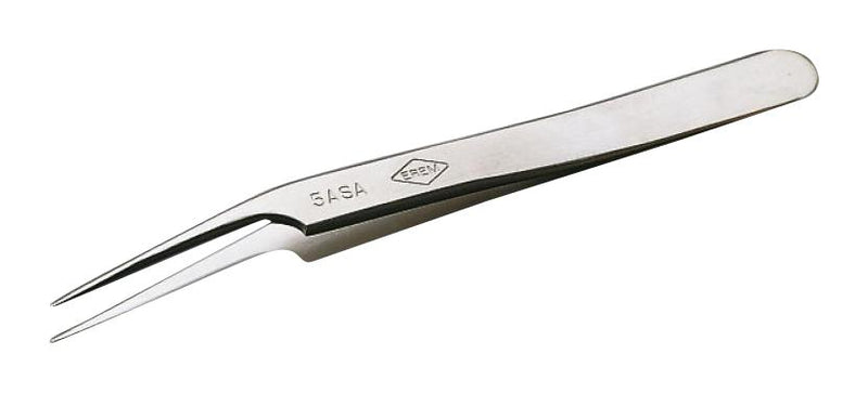 Erem 5ASA Tweezer Precision Straight Pointed Stainless Steel 4.5 "