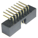 Multicomp PRO MP008643 Pin Header Wire-to-Board 2 mm Rows 14 Contacts Through Hole Right Angle MCP 2MM RA