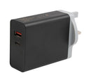 Multicomp MC011362 Mains Adapter UK Plug USB Type A Receptacle C 3 Black