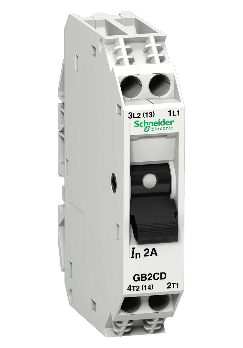 Schneider Electric GB2CD12 Thermal Magnetic Circuit Breaker Toggle Control Tesys Series 6 A 1 Pole 48 V 250