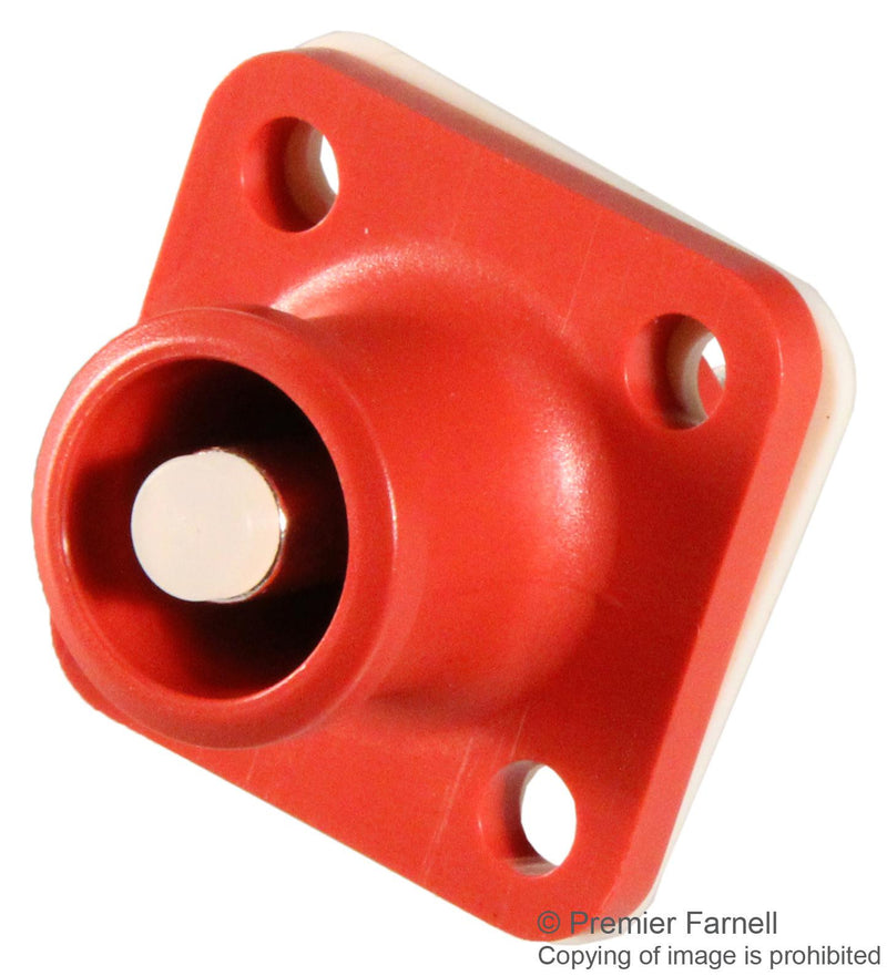 AMPHENOL INDUSTRIAL SLPRATPSR POWER ENTRY, RECEPTACLE, 120A, 1KV, RED