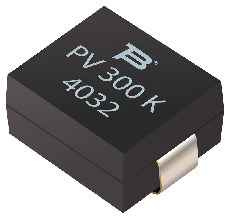 Bourns PV300K3225R2 TVS Varistor 300 V 385 PV Series 775 3225 [8063 Metric] Metal Oxide (MOV)