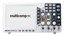 Multicomp PRO MP720012 EU-UK Digital Oscilloscope Economical Eco Series 2 Analogue 1 Ext Trigger 100 MHz Gsps Mpts