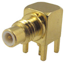 Multicomp PRO MC001467 RF / Coaxial Connector SMC Right Angle Jack Through Hole Brass