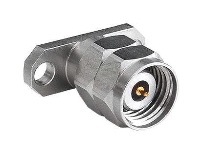 Bulgin Limited RF240A2PEGA RF / Coaxial Connector 2.4mm Straight Flanged Plug Solder 50 ohm Beryllium Copper