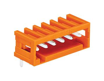 Wago 734-265 Terminal Block Header 3.81 mm 5 Ways 10 A 160 V Through Hole Right Angle