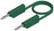 Hirschmann Test and Measurement 934507104 Lead 4mm Stackable Banana Plug 60 VDC 32 A Green 1.5 m