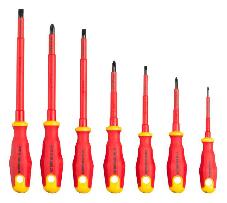 JONARD TOOLS TK-70INS INSULATED SCREW DRIVER SET