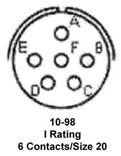 Amphenol Industrial PT02A-10-98S PT02A-10-98S Circular Conn Rcpt Size 10 6POS BOX