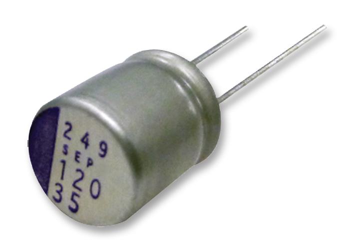 Panasonic Electronic Components 25SEP10M Capacitor 10 &micro;F 25 V Radial Leaded OS-CON SEP Series 0.06 ohm 3000 Hours @ 105&deg;C