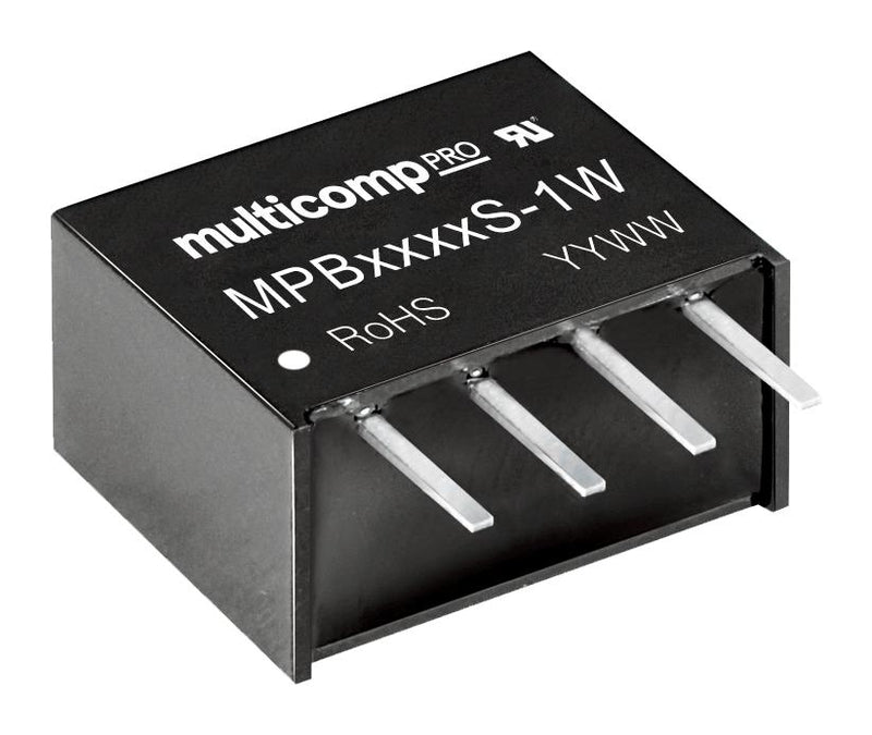 Multicomp PRO MPB1505S-1W Isolated Through Hole DC/DC Converter ITE 1 W Output 5 V 200 mA New