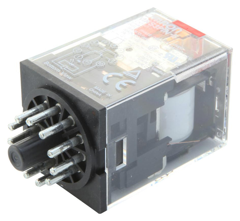 Omron Industrial Automation MKS3PIN-5 AC110 Power Relay 3PDT 110 VAC 10 A MK-S Series Socket Latching