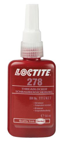 Loctite 278 50ML Adhesive Threadlocking High Strength Medium Viscosity Green Bottle 50 ml