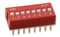 Multicomp PRO MCNDS-08V MCNDS-08V DIP / SIP Switch 8 Circuits Raised Slide Through Hole SPST-NO 24 V 25 mA