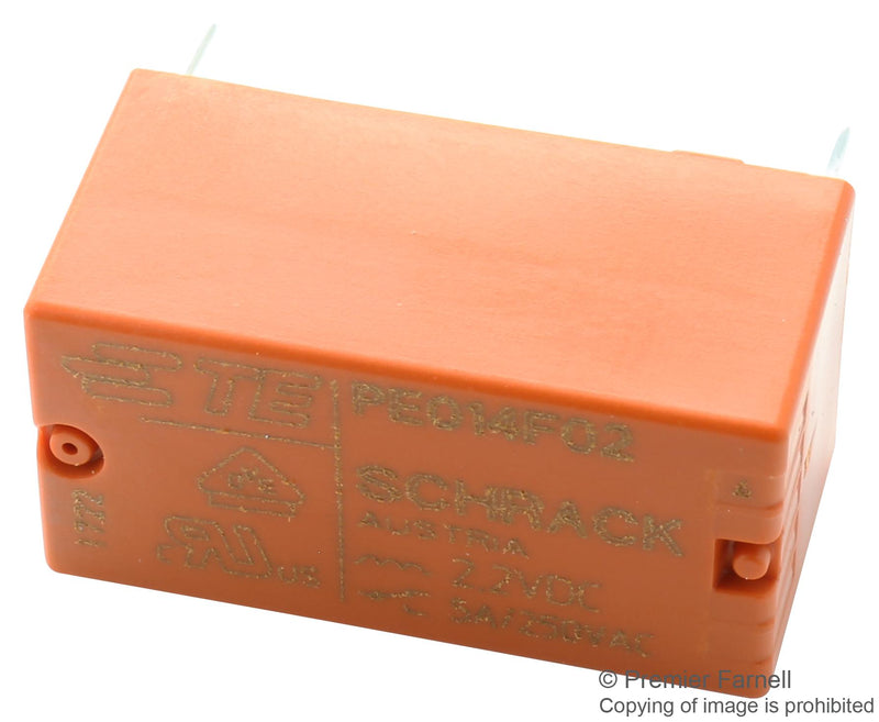 Schrack - TE Connectivity PE014H03 Power Relay Spdt 3 VDC 5 A PE Series Through Hole Latching Single Coil