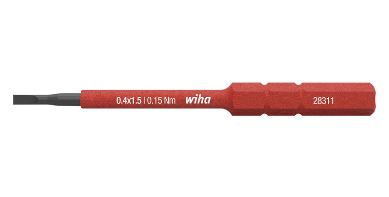 Wiha 44385 Driver Bit Hex Slotted 3.5 mm x 75