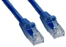 AMPHENOL CABLES ON DEMAND MP-64RJ45UNNB-001 PATCH CABLE, RJ45 PLUG, 1', BLUE