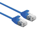 Roline 21.15.3943 Ethernet Cable Cat6a 1 m 3.28 ft RJ45 Plug to Blue