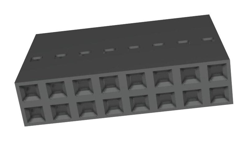 Molex 90143-0016 Wire-To-Board Connector 2.54 mm 16 Contacts Receptacle C-Grid III 90143 Series Crimp 2 Rows