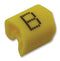 RAYCHEM - TE CONNECTIVITY 13611411 Wire Marker, K Type, Pre Printed, B, Black, Yellow, 6mm x 60mm, 10 mm