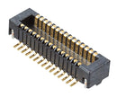 Molex 501745-0401 Mezzanine Connector Plug 0.4 mm 2 Rows 40 Contacts Surface Mount Brass