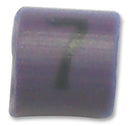 TE CONNECTIVITY 06161707 Wire Marker, Z Type, Push On Pre Printed, 7, Black, Violet, 4.7 mm