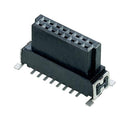 Harwin M55-6011642R Board-To-Board Connector 1.27 mm 16 Contacts Receptacle Archer Kontrol M55-601 Series