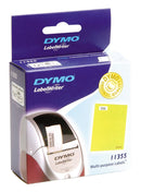 DYMO 11355 Label, Multi-Purpose, Paper, White, 19mm x 51mm